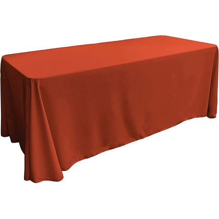 

ZCYH Linen Polyester Poplin Washable Rectangular Tablecloth Stain and Wrinkle Resistant Table Cover 90x156 Fabric Table Cloth for Dinning Kitchen Party Holiday 90 by 156-Inch Brown