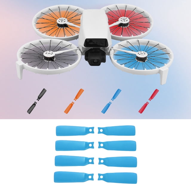 8Pcs Drone Propeller Blades Set, 4022F Colored Wing Replacement Spare Parts Accessories Compatible with FLIP Drones