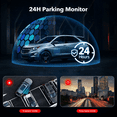 thumbnail image 5 of Dash Cam Front and Rear, 4K+4K Full HD Car Camera, 3" IPS Screen, 128GB Card, 5Ghz Wi-Fi&GPS, G-Sensor, Night Vision, Loop Recording, 24H Parking Mode, 5 of 10