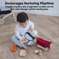 thumbnail image 5 of PlanToys® Baby Doll Feeding Set for Kids | Wooden Pretend Play Baby Care Accessories with Bag, Bottles, Bib, Spoon & Food Box | Montessori Toy for Toddlers | Eco-Friendly Doll Accessory Kit, 5 of 8