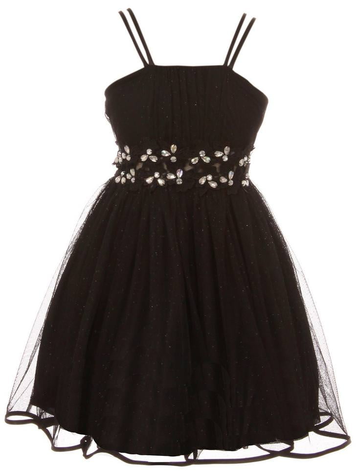 big girls black dress