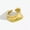 Gold, variant on 925 Sterling Silver Chic Irregular Thick Band Pinkie Open Ring F0391-Silver-5.5 - adjustable