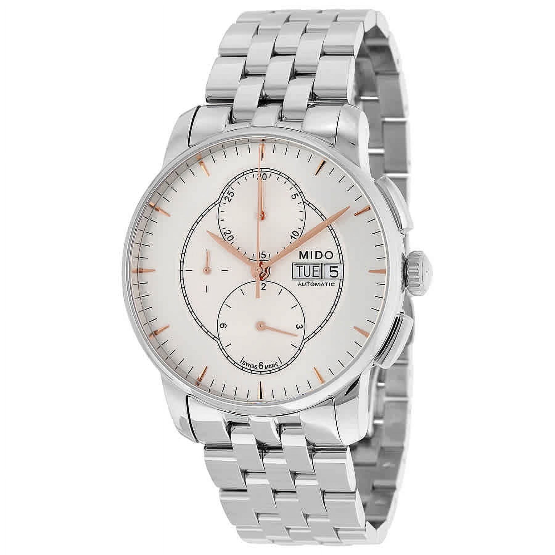 Mido All Dial Chronometer Automatic White Cream Dial Two-tone 