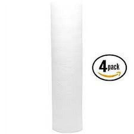 Compatible to Pure Flo RO Micron Cartridges, Whole House Replacement Filtration System, 4 Pack by CFS