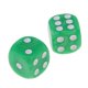 thumbnail image 5 of 50 dados de seis caras con esquinas redondeadas de 16 mm para juegos de rol y accesorios. Verde, 5 of 9