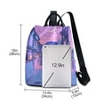 thumbnail image 3 of FORMRS Women's Travel Backpack Purse Anti-Theft Hidden Pockets Casual Shoulder Bag, Cat Walking in Street, 3 of 7
