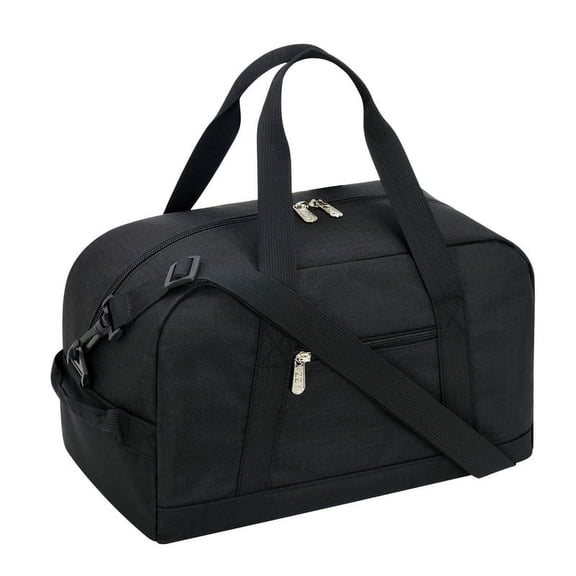 Small Gym Bag 14 inch lightweight Carry On Mini Duffel Bag for Travel Sport - Black