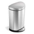 thumbnail image 1 of Simplehuman 10 Liter / 2.6 Gallon Small Bathroom Step Trash Can Brushed Stainless Steel, 1 of 5