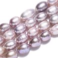 thumbnail image 4 of Natural Cultured Freshwater Pearl Beads Strands Rice Thistle 10~14x8~8.5mm Hole: 0.7~0.8mm about 34~35pcs/strand 13.78 inch(35cm), 4 of 6