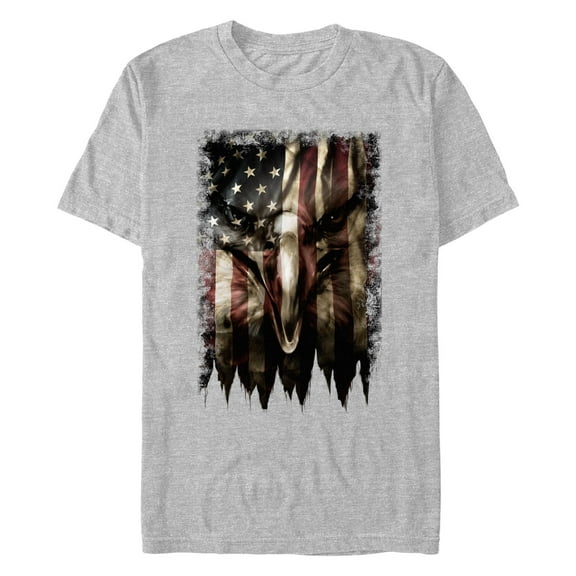 Men's Lost Gods American Flag Eagle  Graphic T-Shirt