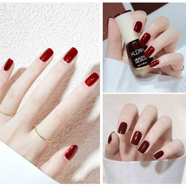 Esmalte de uñas, regalos para mujeres Esmalte de uñas despegable a base de agua Esmalte de uñas despegable que no se seca al horno 8 ml Arte de uñas