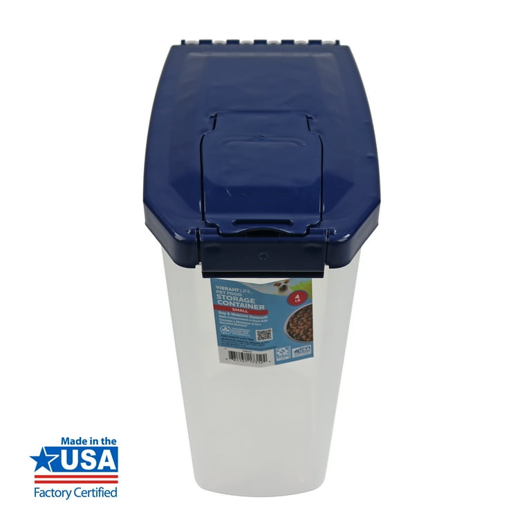 Vibrant Life Dog Food Container, Small, 4-lb Capacity Vibrant Life Dog Food Container, Small, 4-lb Capacity