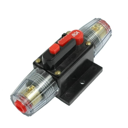Varistor Circuit Protection - DC 12V 80A Car Protection Audio Inline Circuit Breaker Fuse