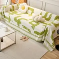 thumbnail image 4 of Funda de sofá de estilo lujoso ligero, decoración de bloqueo de Color para el hogar, toalla de sofá, manta Universal de ocio de una pieza para las cuatro estaciones, 4 of 5
