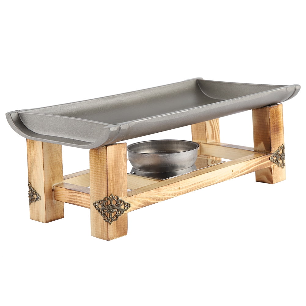 Non Stick Grill Plate Barbecue Picnic Pan Cookware with Portable Stove(S 30CM)