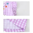 thumbnail image 4 of Emy Dola Toddler Girl's Dresses Easter Cotton Ruffle Sleeve Jersey Dress 2-8 Years A-Line Embroidery Casual Summer Sundress, 4 of 6