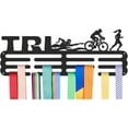 thumbnail image 1 of Medals Hanger Display Holder Rack Women's Triathlon Wall Mounted Frame Sports Medal Holder for Competition Ribbon Wall Hanging Display, 1 of 9