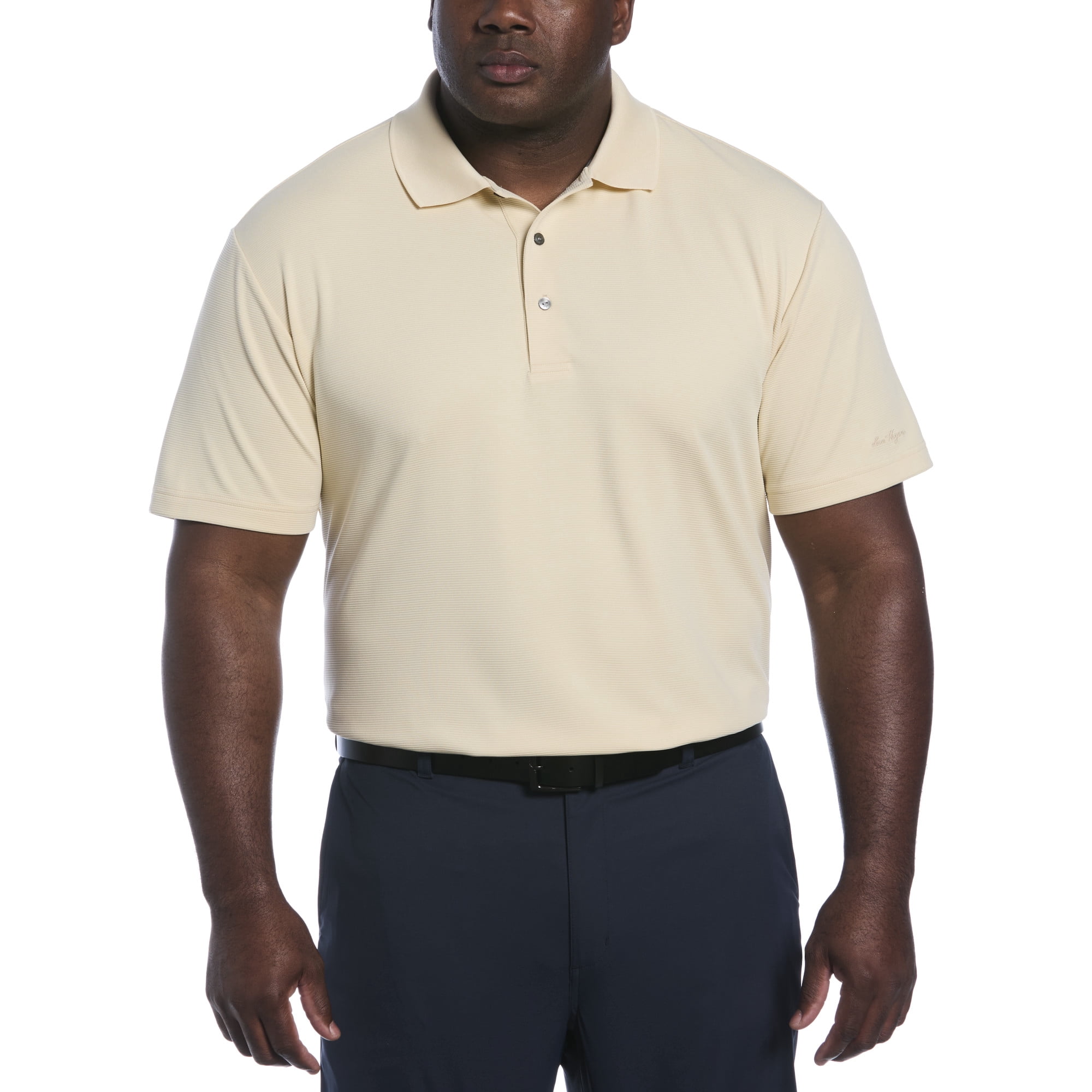 Ben Hogan Men's & Big Men's Performance Solid Polo Shirt with Short Sleeves, Sizes S-5XL