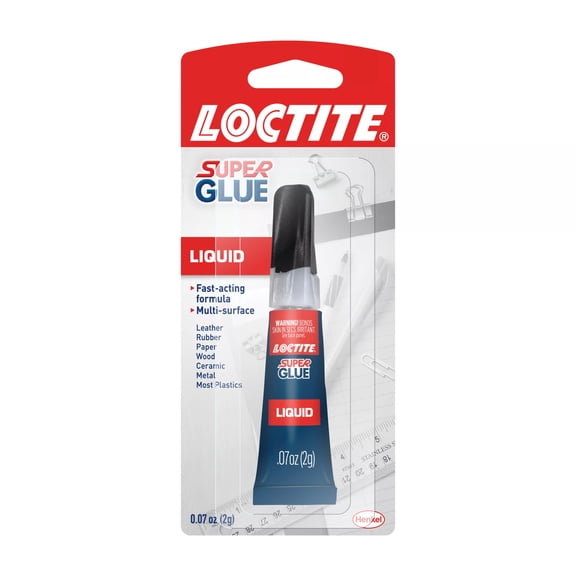 Loctite Super Glue Liquid Tube, Pack of 1, Clear 0.07 fl oz Tube