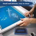 thumbnail image 5 of Moluckfu 3pcs Squeegee Cleaner Screen Print Brush Green Sponge Ink Removal Practical Hand Printing, 5 of 5