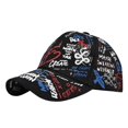 thumbnail image 1 of GDREDA Chapeaux de Plage pour Femmes Hommes et Femmes Décontracté Régulier Jeunesse Lettres Rétro Coloré Casquette de Rue Casquette de Baseball,Bleu Foncé, 1 of 7