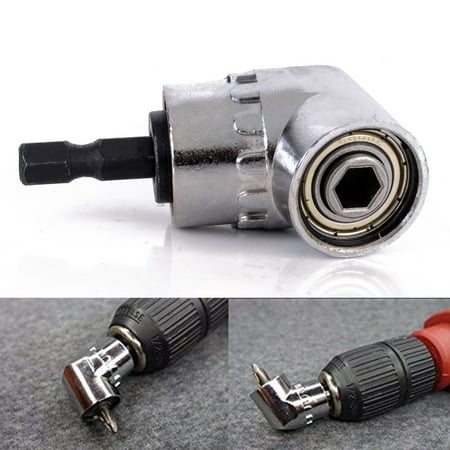 

105 Angle 1/4 Extension Hex Drill Bit Screwdriver Socket Holder Adaptor