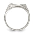 thumbnail image 6 of Auriga Fine Jewelry 925 Sterling Silver Horseshoe Ring Size 12 for Men's, 6 of 8