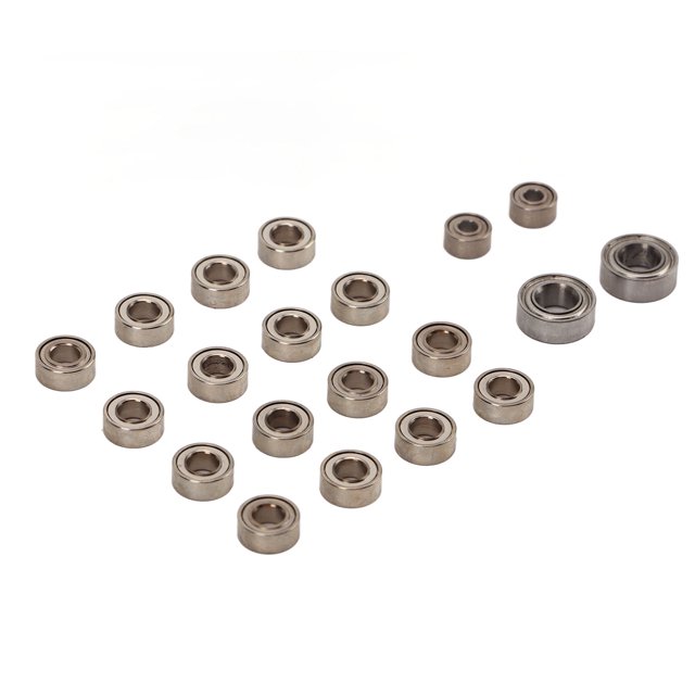 Rodamientos de bolas plateados RC, 20 piezas Rodamientos de bolas para automóviles RC para rodamientos de bolas AXIALSC para orugas RC Experiencia incomparable