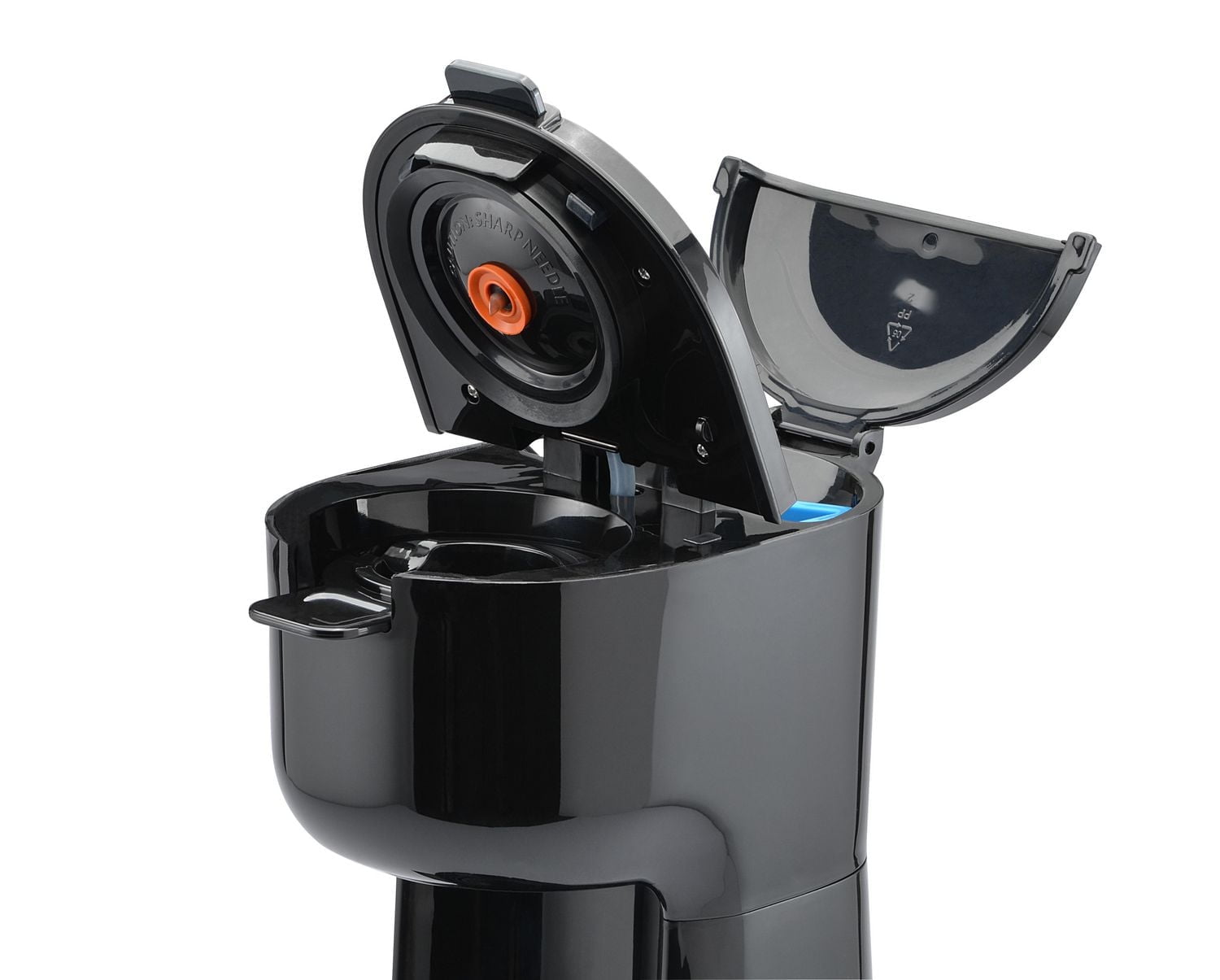 Cafetière à portion individuelle Mainstays, noire, double infusion, compatible café moulu ou K-Cup* Café en portion individuelle Mainstays