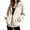 Khaki, variant on Velour Zip Up Hoodie for Women, Full Zip Sweatshirt with Pockets, Soft Casual Jacket for Fall Winter Layering Street Daily Wear