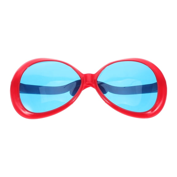STRANDCHIC Oversized Red Hawaiian Sunglasses for Party Novelty Photo Booth Props
