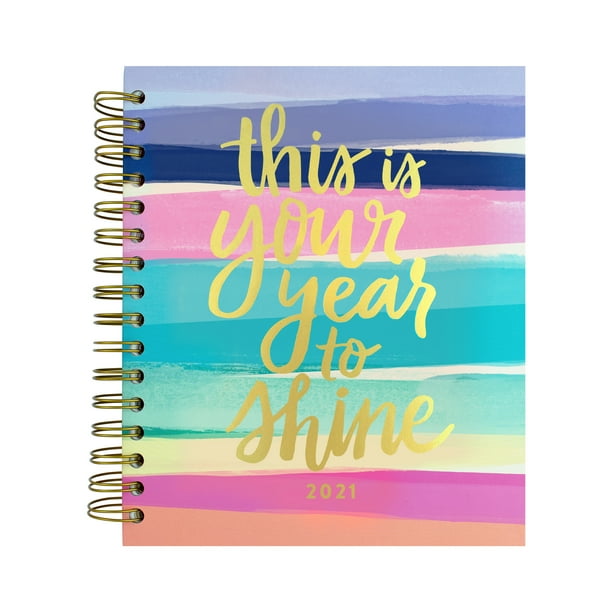 2021 Mintgreen Weekly Spiral Planner 8 25 X 6 5 Walmart Com Walmart Com