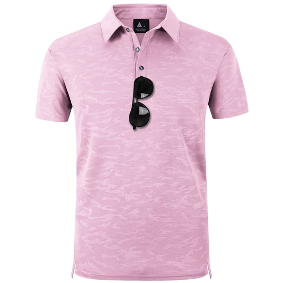 Geeksport Men's Golf Polo Shirt Short Sleeve Tactical Polo Shirts Casual Tennis T-Shirt