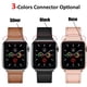 thumbnail image 3 of Correa de cuero para apple watch, banda de reloj de 44mm/40mm 42mm/38mm, pulsera para apple watch 5 4 3 se 6, 3 of 4