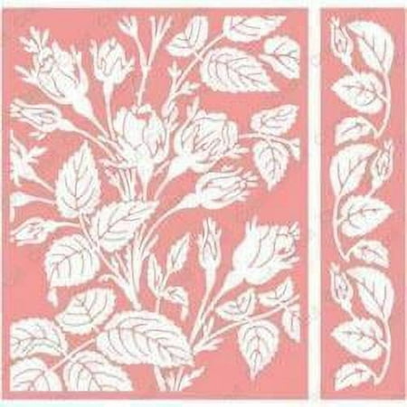 Cricut  Cuttlebug A2 Embossing Folder/Border Anna Griffin Mayfair Floral Set