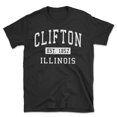 thumbnail image 1 of Clifton Illinois Classic Established Men's Cotton T-Shirt, 1 of 1