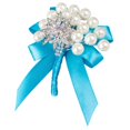 thumbnail image 3 of Artificiales Boutonniere Novios Ramilletes De Flores Nupciales Suministros Macarena Ramillete de ramo de novia, 3 of 8