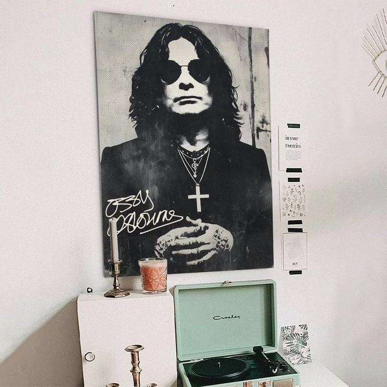 【リズ】オーダーページ Music Poster - Ozzy Osbourne- Rest In Peace 2025 - Vintage Style