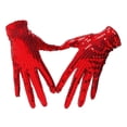 thumbnail image 5 of Moda niño niña hombres mujer sombrero de lentejuelas pajarita guantes vaquero fiesta de cumpleaños gorra Jazz espectáculo de danza accesorios disfraz carnaval decoración, 5 of 5