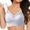 Purple, variant on Lixiuxyad Running Bras for Women Women's Front Side Buckle Lace Edge Without Steel Ring Movement Seamless Gathering Adjustment Yoga Sleep Large Bra