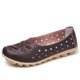 thumbnail image 1 of XIHAHA, temporada de verano para mujer, zapatos antideslizantes con parte inferior de tendón de ternera transpirable, zapatillas con agujeros informales, sandalias de mujer de talla grande, 1 of 5