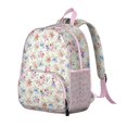 thumbnail image 2 of Retro Tropical Flower Backpack - Spine-Friendly Ergonomic Design for Teens, 2 of 5