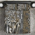 thumbnail image 2 of Ensemble de Literie à Motif Tribal Africain en Peau de Léopard Mixte LT9, 2 of 7
