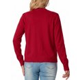 thumbnail image 4 of JWD Womens Cardigan Open Front Button Down Long Sleeve Knit Sweater Top Lightweight Casual Layering Cardigan Red L, 4 of 4