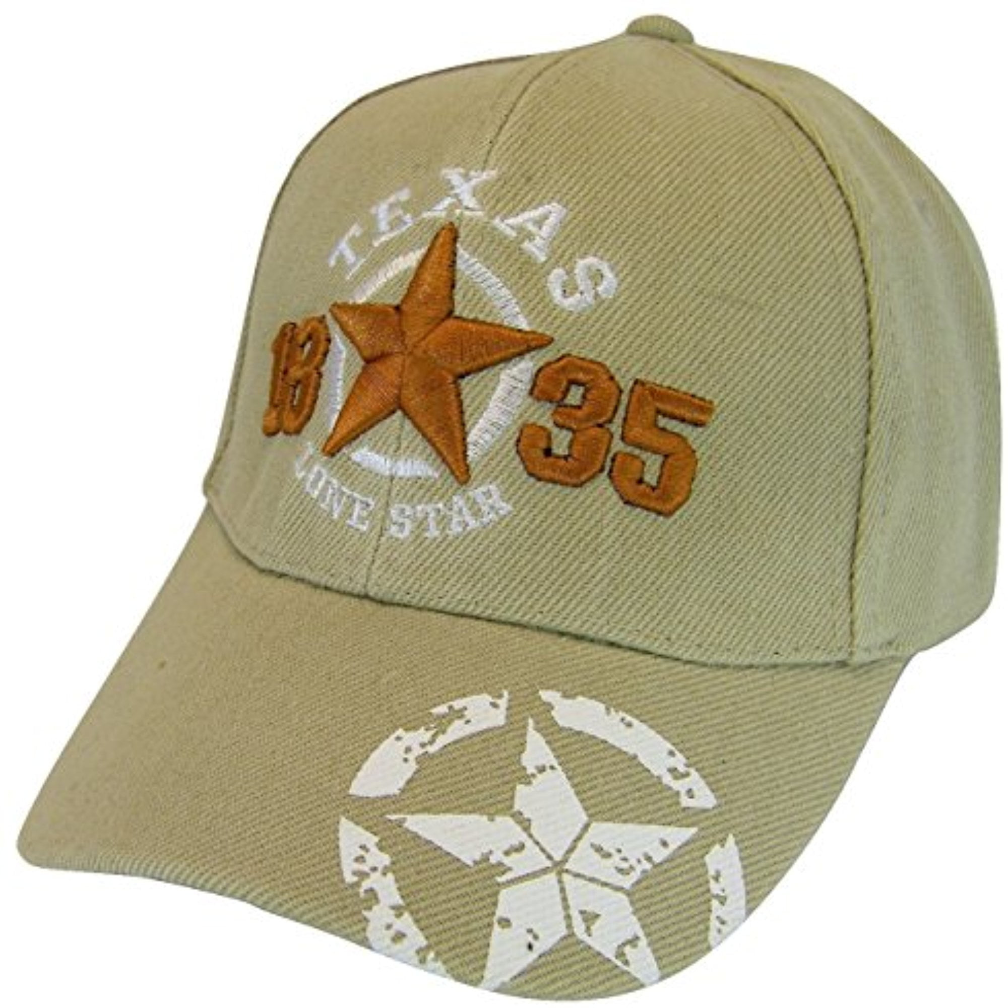 BVE Sports Novelties Texas Lone Star 1835 Men's Adjustable Baseball