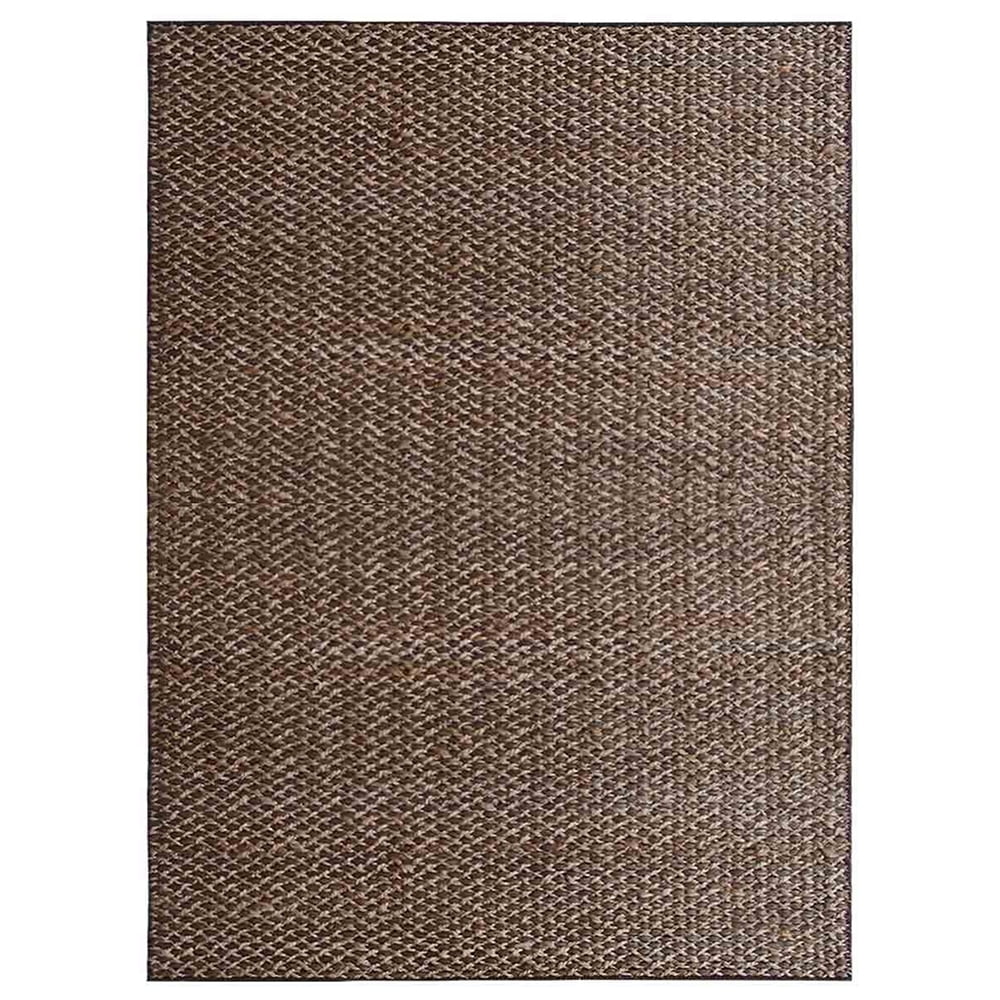 Hand Woven Jute Eco-Friendly Area Rugs - 6'X9', Rectangle Shape, Light Brown Color, Contemporary Pattern, High Pile, Natural Fiber, Outdoor Indoor Handmade Area Rugs For Living Room (J00024)
