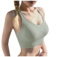 thumbnail image 2 of Kureaily Women Sports Bra 2024 Workout Tank Padded With Built In Shelf Yoga Bra Strappy Sports Bra Womens Comfortable Bra, 2 of 5