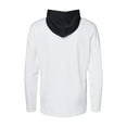 thumbnail image 2 of Adidas - Textured Mixed Media Hooded Sweatshirt - A530 - White - Size: S, 2 of 2