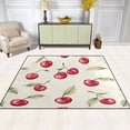 thumbnail image 2 of Yayeee Area Rugs for Living Room 6.7'x4.8' Non Slip Washable Bedroom Floor Carpet, Red Cherry, 2 of 5
