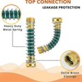 thumbnail image 2 of Hose Splitter 2 Way Heavy Duty 3/4Inch Brass 2 Way Garden Hose Connector, Y Hose Splitter for Outdo, 2 of 5